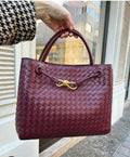 woven large capacity handbag